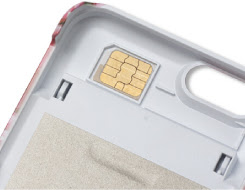 SIMカード保管フォルダ装備ミラーケース