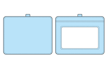 IDケース（IDカードホルダー）は両面印刷可能です。