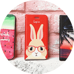 帯無し手帳型スマホケース