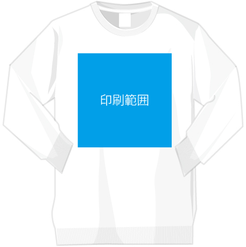 Tシャツへの印刷範囲（片面or両面対応可能）