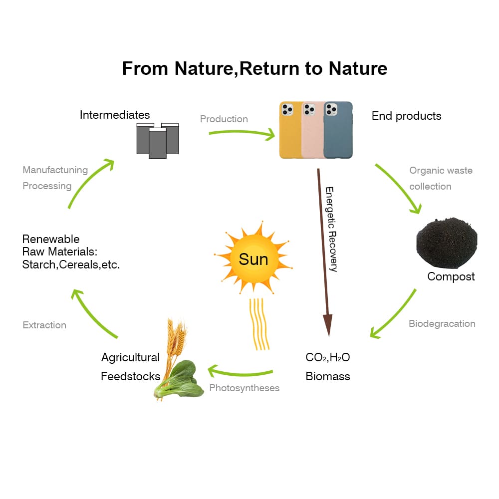 自然から生まれ自然に戻る。地球環境に優しいリサイクル製造