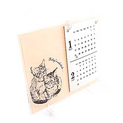 卓上カレンダー_スタンダードでアクリルグッズをオリジナル作成｜アクリルカレンダー｜acryl｜fall-winter
