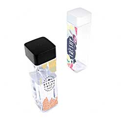 スクエアクリアボトル（500ml）でオリジナルグッズ作成｜sscollection｜水筒・waterbottle