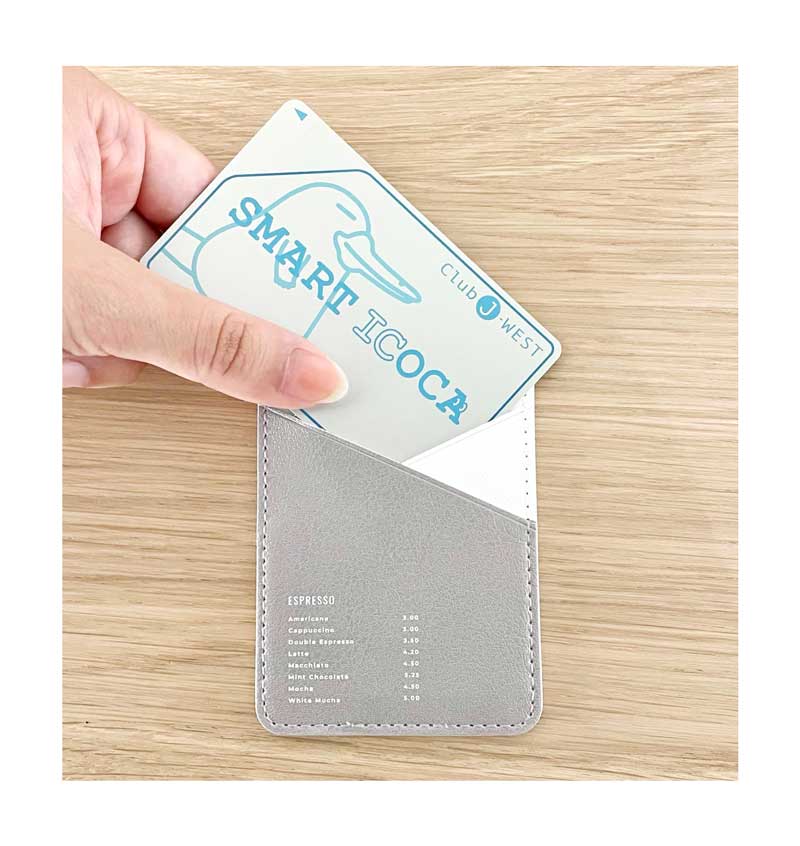 【1個からOK】カードポケット・ポケットカードホルダーのオリジナル印刷・制作｜iPhone・アンドロイドなどスマホ用カード収納ケースを作るならME-Q（メーク）