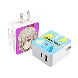 ACアダプタ_USB+Type-C（急速充電）でオリジナルグッズ作成