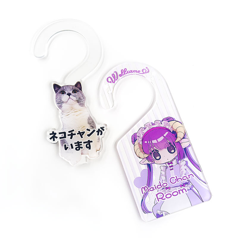 オリジナルデザインのアクリルドアプレートを1個から製作可能！