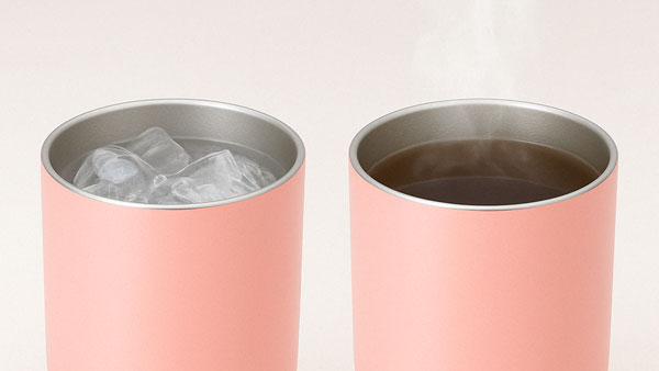 保冷・保温長持ち!魔法びん構造のTHERMOS断熱カップ