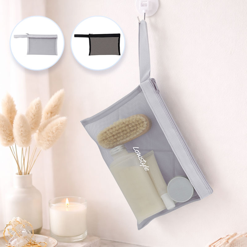 プラシャープ・ストラップ付きメッシュフラットポーチの特徴