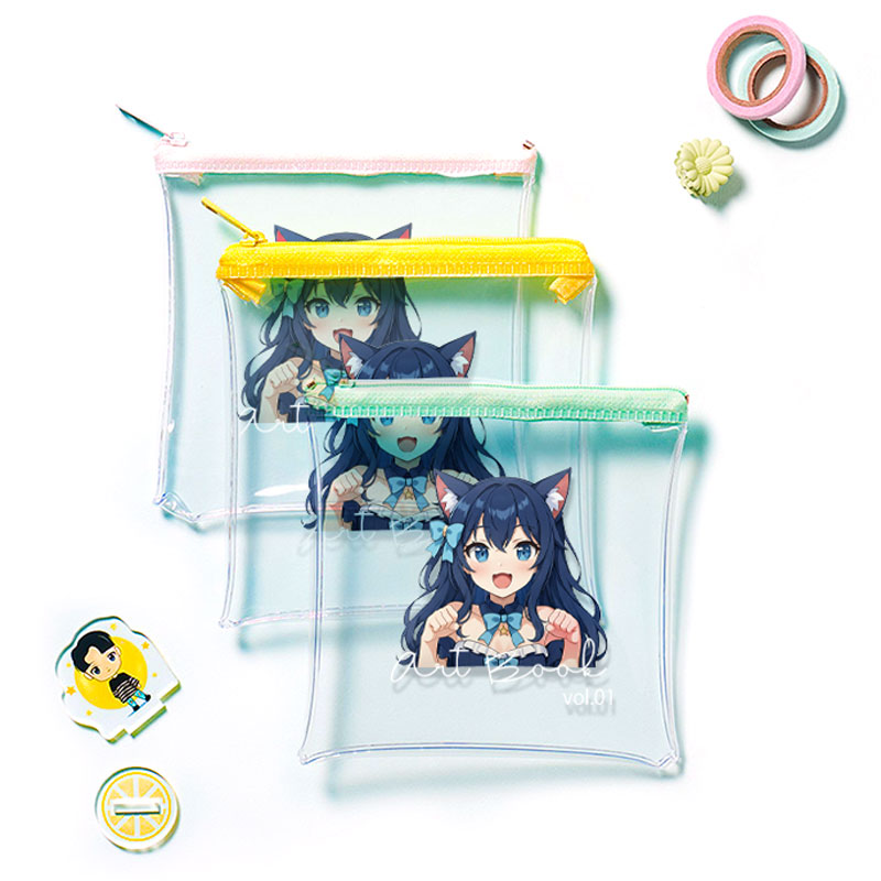 オリジナルカラーファスナークリアポーチとは？