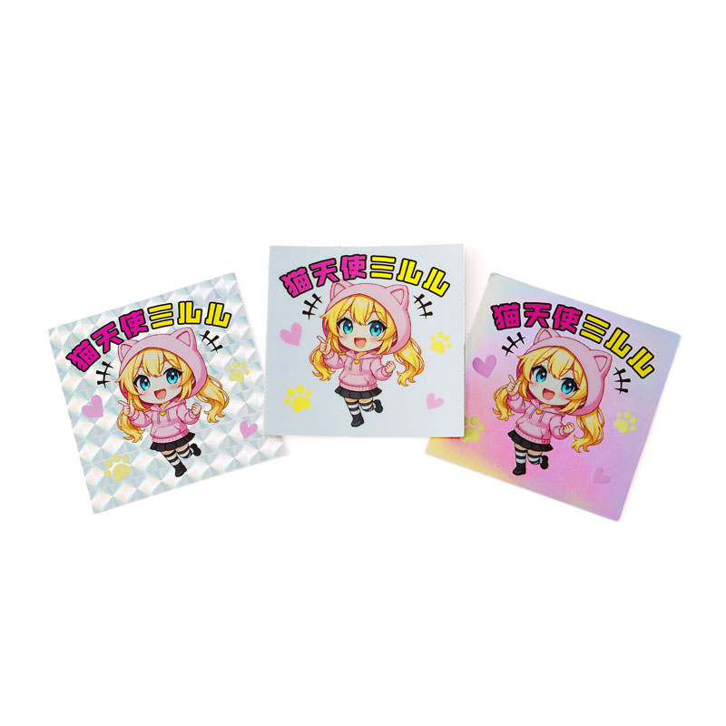 1枚から自作で作れる！耐久性抜群のオリジナルステッカー印刷。多彩なタイプでデザイン自由｜ME-Q（メーク）