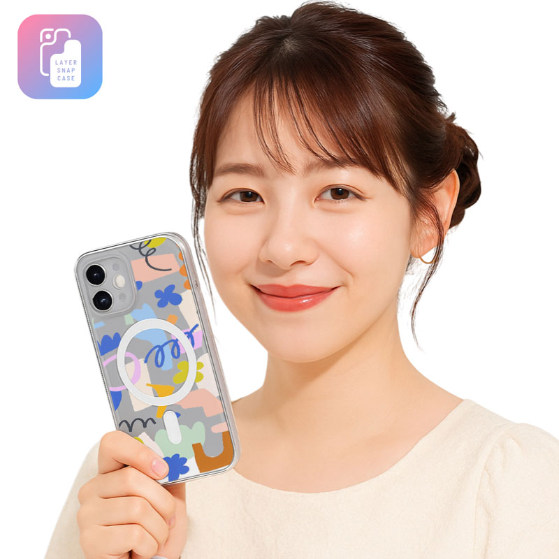 着せ替えスマホケース「レイヤースナップケース」の印刷について