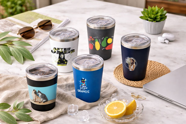 1個から作成可能なZalattoクリアフタ付サーモタンブラー