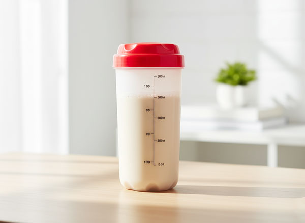 500mL大容量で使いやすいプロテインシェーカー