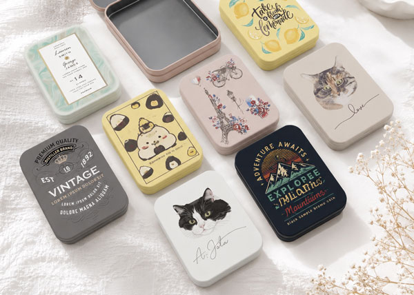 全7色のくすみカラー展開！マット質感がおしゃれな缶ケース