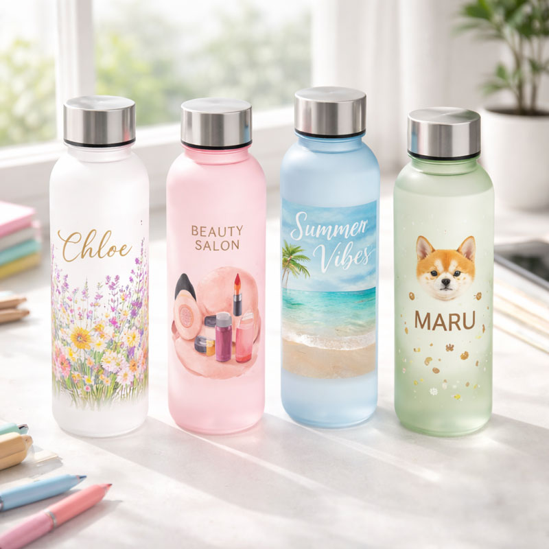 目盛り付フロストボトルの印刷に関して