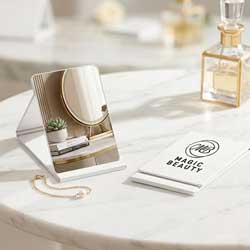 折りたたみ式スタンドミラーのオリジナル印刷・プリント