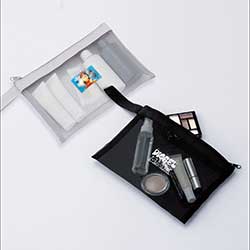 プラシャープ・ストラップ付きメッシュフラットポーチでオリジナルバッグ・オリジナルグッズ作成｜bag｜cutting｜cutting-pouch