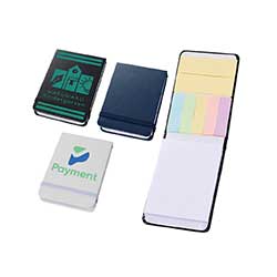 合皮カバー付箋セットでオリジナルグッズ作成