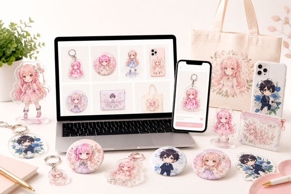 売れ筋グッズをすぐに販売できる
