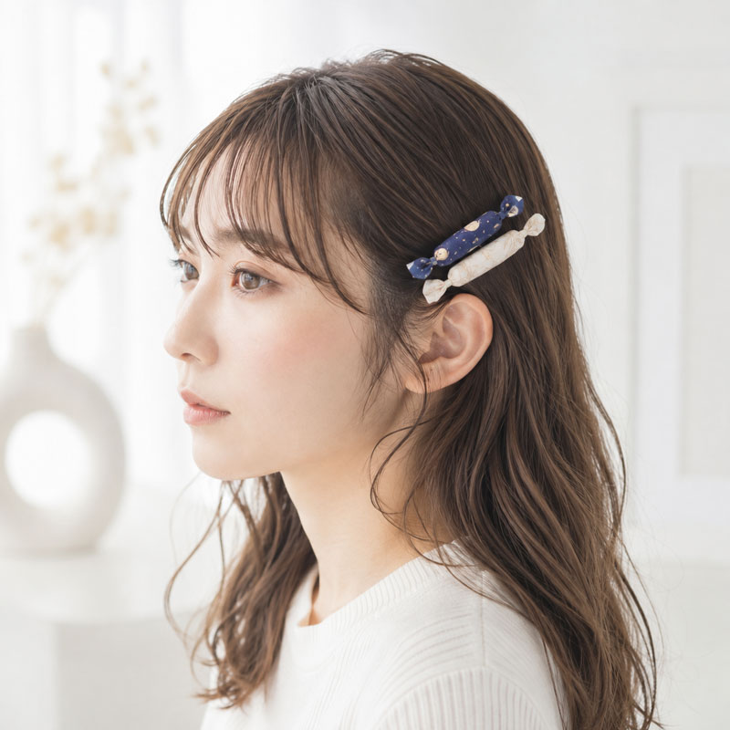オリジナル キャンディ型ヘアクリップを1個から作成｜推し活・キャラクター・イベント販売グッズにおすすめ｜ME-Q（メーク）