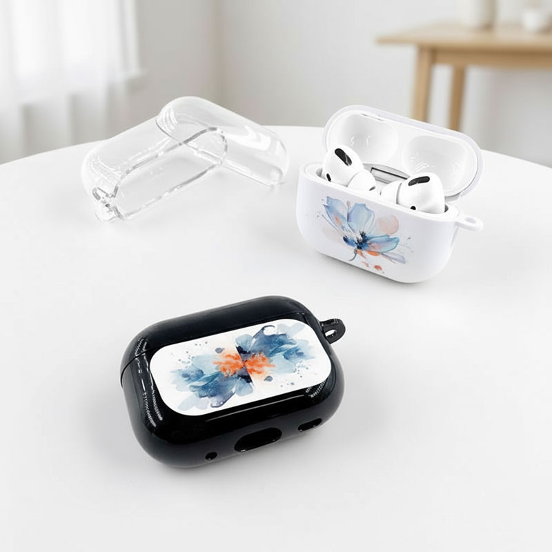 AirPods Pro 3 オリジナルハードケース｜1個から作成できる高品質フルカラー印刷・耐衝撃ケース｜ME-Q（メーク）