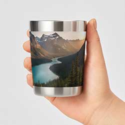 ステンレスサーモタンブラーのオリジナル印刷