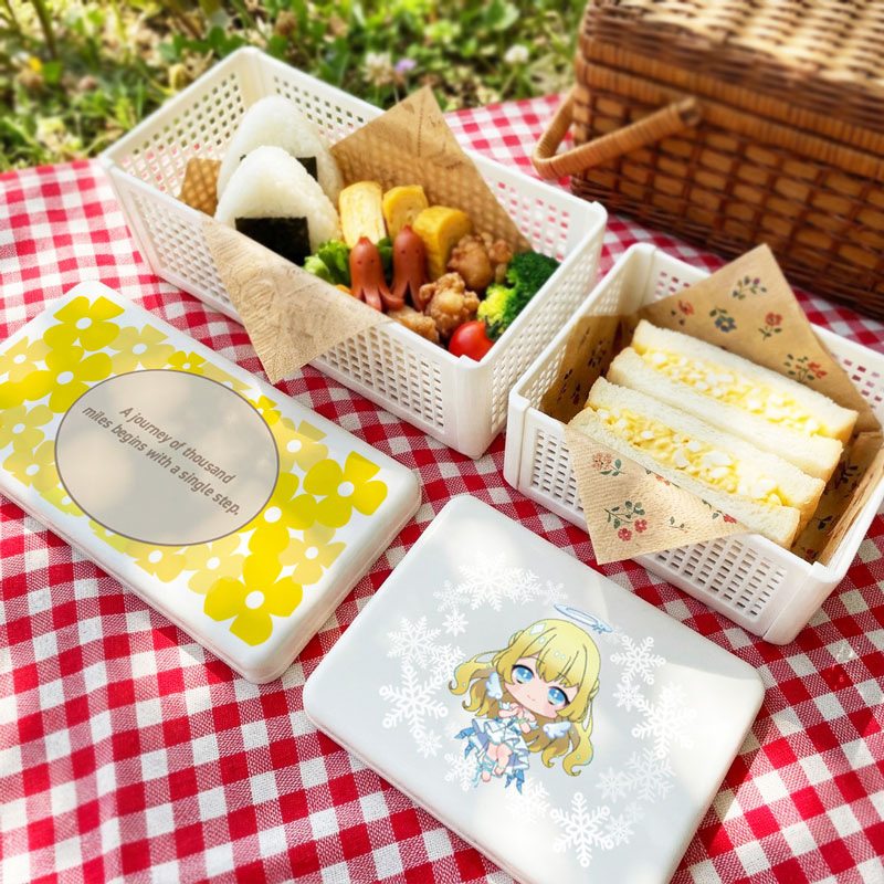 オリジナルサンドイッチケースを1個から作成|折りたたみ式・通気性抜群のおしゃれランチケース