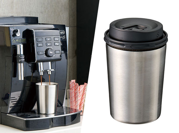 コンビニコーヒー対応！テイクアウトカップをそのまま保温できる便利設計