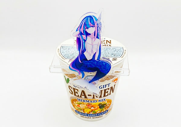 ヌードルキーパーにも使える!飾って楽しいお座りアクスタ