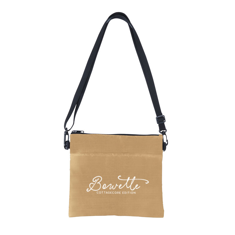 デイタフ・テントクロスポケット付きサコッシュ（撥水加工）印刷について