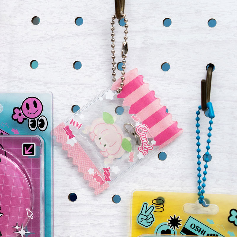 お菓子パッケージキーホルダーの印刷に関して