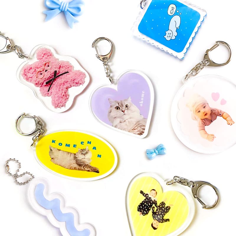 アクリルキーホルダーの特徴