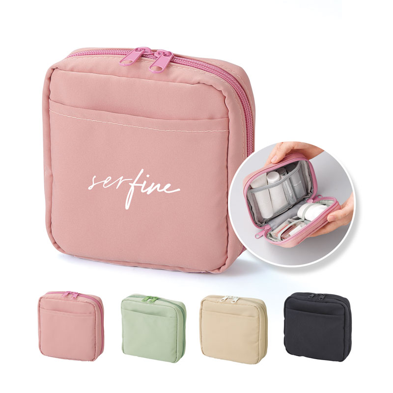 マルチガジェットポーチを1個からオリジナル作成・印刷|ノベルティグッズにおすすめ軽量収納ポーチ|ME-Q(メーク)